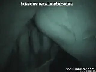 Hardcore bestiality in the dark, enjoy this HD-quality clip
