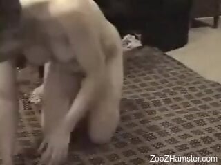 Hot slut tries doggy style with the dog in Japanese zoo kinks