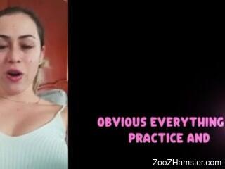 Appealing chick likes streaming zoo animal porn to suit her needs