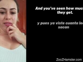 Sexy slut loves watching her best friend fucking with a dog
